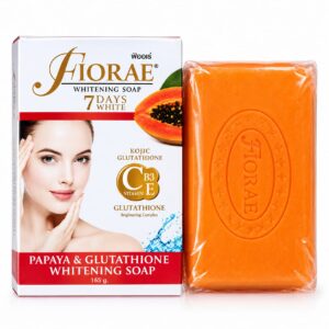 Fiorae Papaya & Glutathione Whitening Soap – 165g